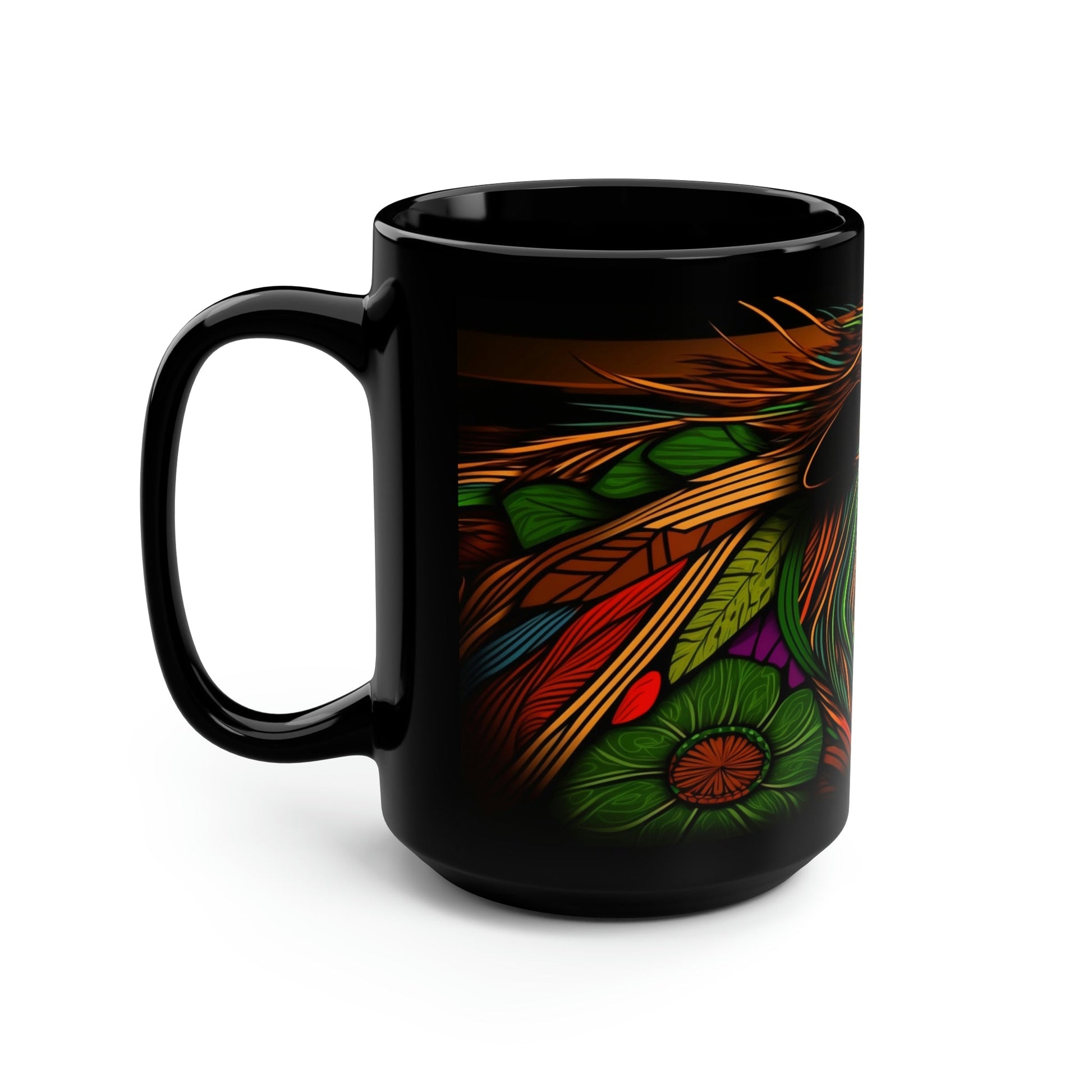 Bohemian Boho Modern Guinea Pig 15 oz Coffee Mug