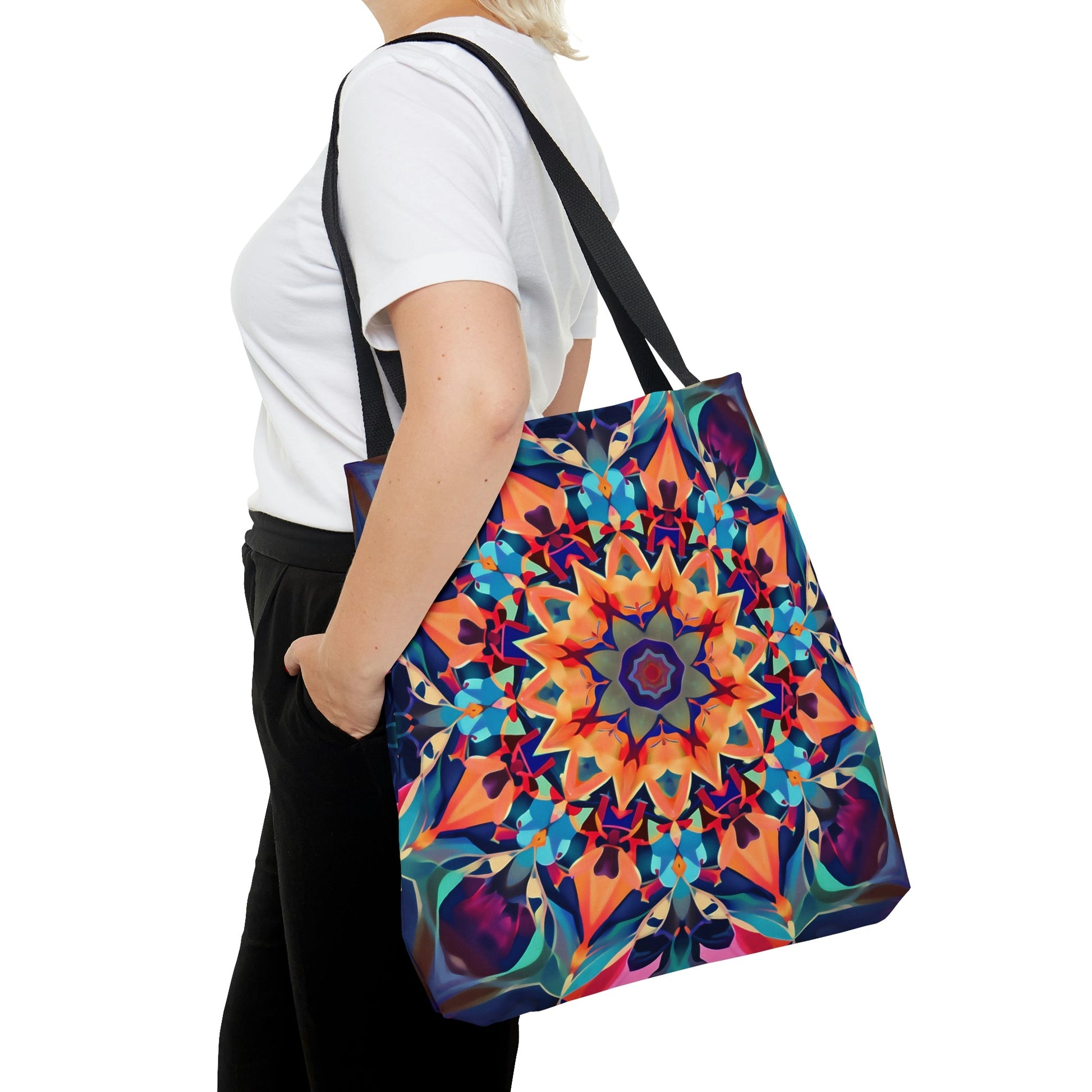 BOHO Abstract Mandala Design on Tote Bag