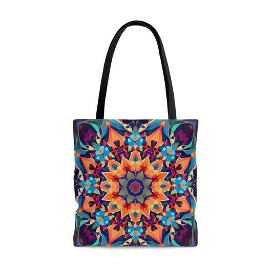 BOHO Abstract Mandala Design on Tote Bag