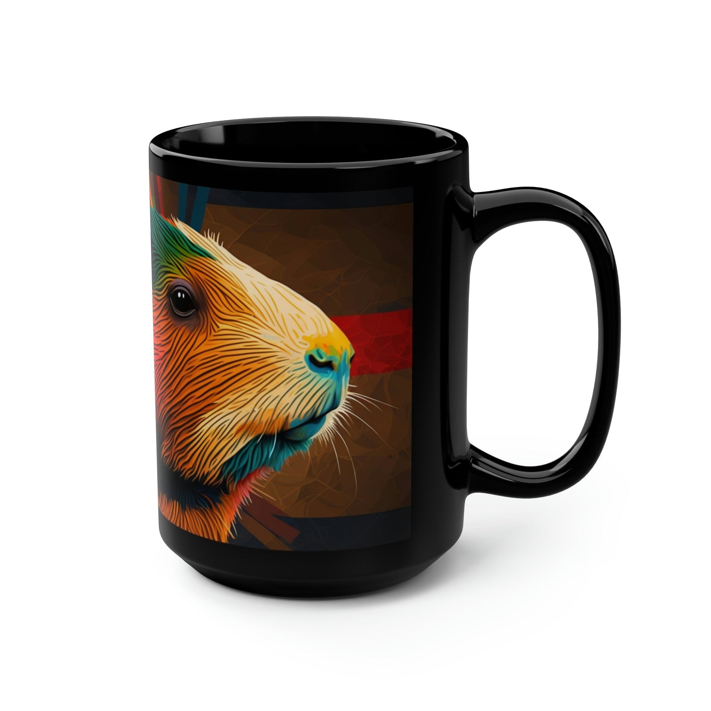 Boho Guinea Pig 15 oz Coffee Mug