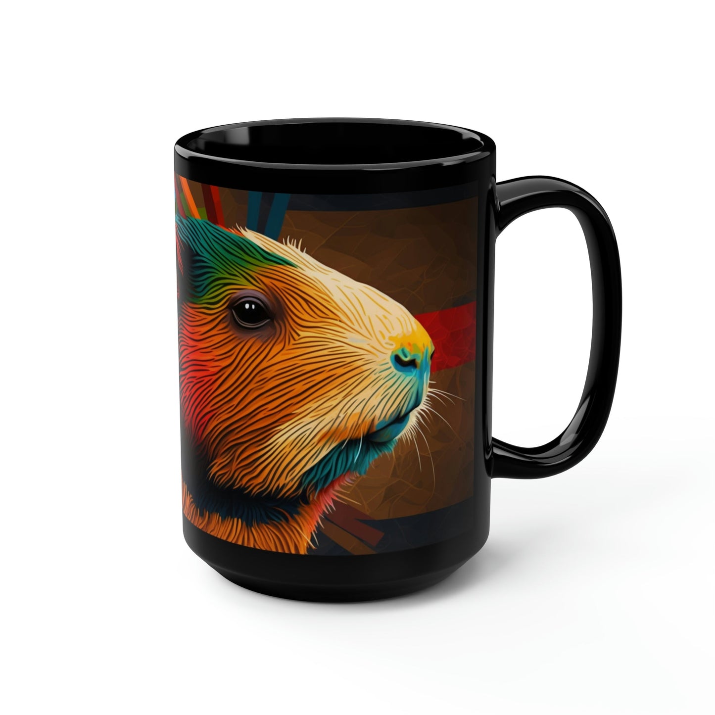 Boho Guinea Pig 15 oz Coffee Mug