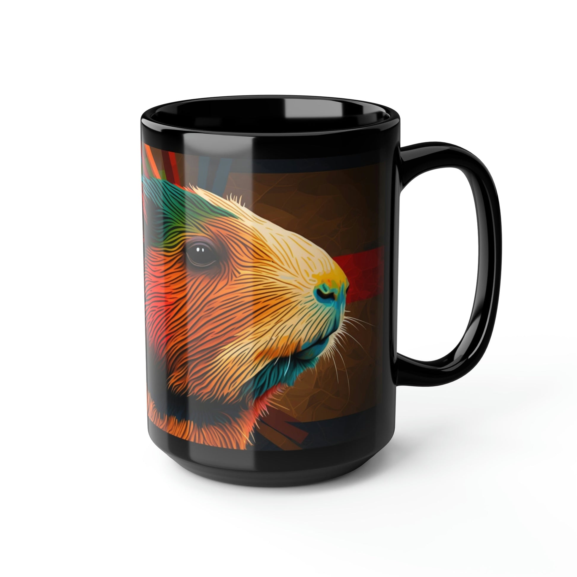 Boho Guinea Pig 15 oz Coffee Mug