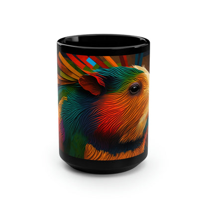 Boho Guinea Pig 15 oz Coffee Mug