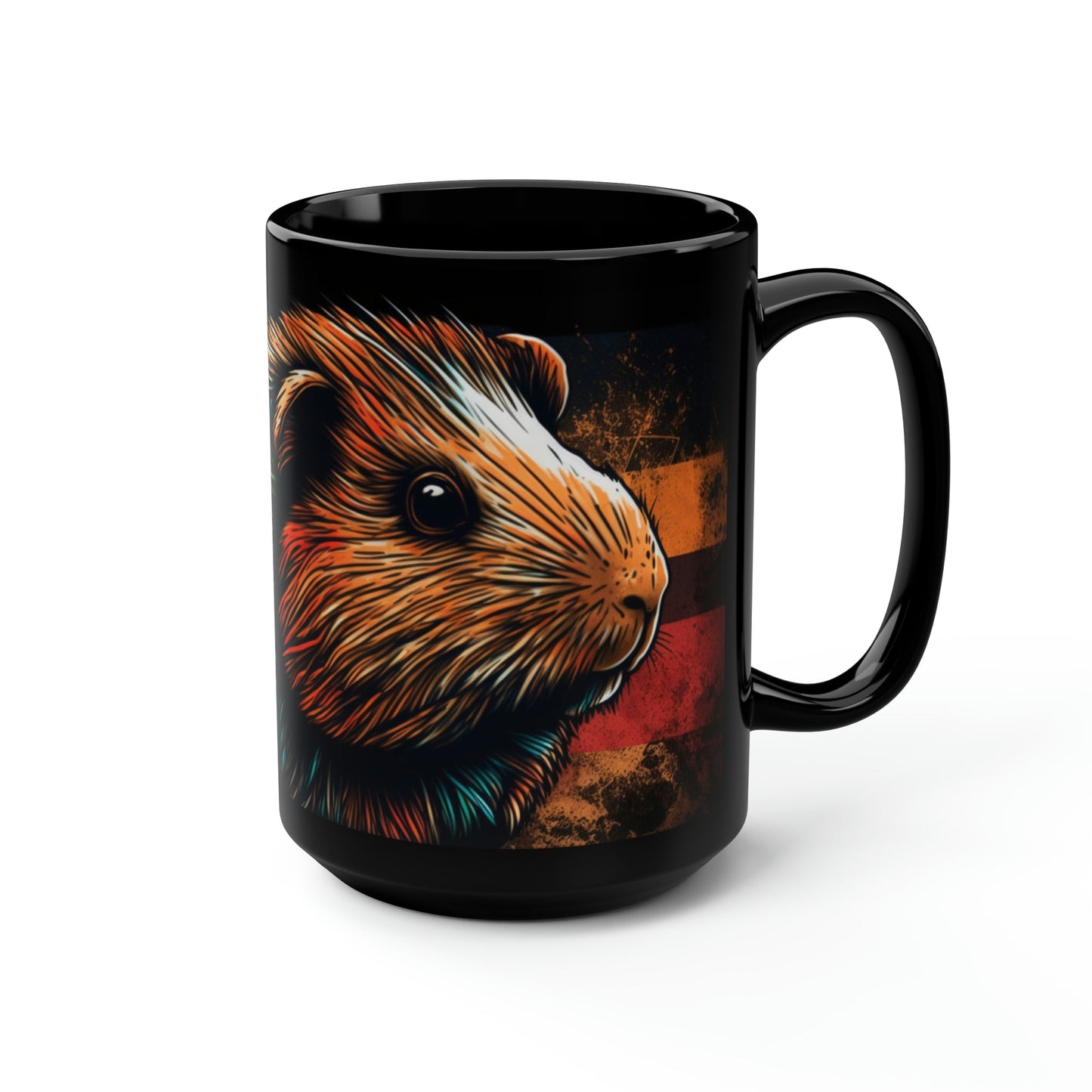 Boho Modern Guinea Pig 15 oz Coffee Mug