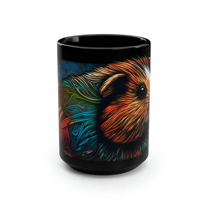 Boho Modern Guinea Pig 15 oz Coffee Mug