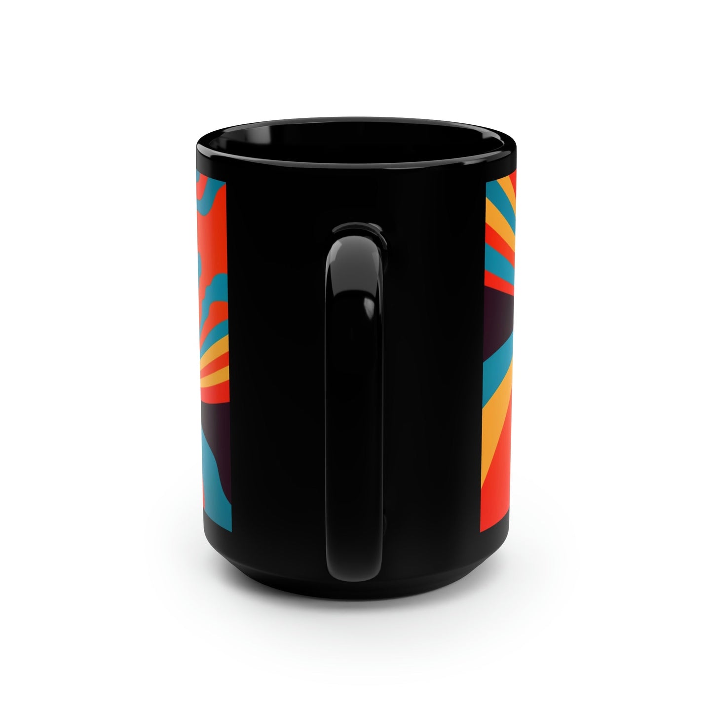 Boho Modern Psychedelic Soccer Player 15 oz Coffee Mug Gift