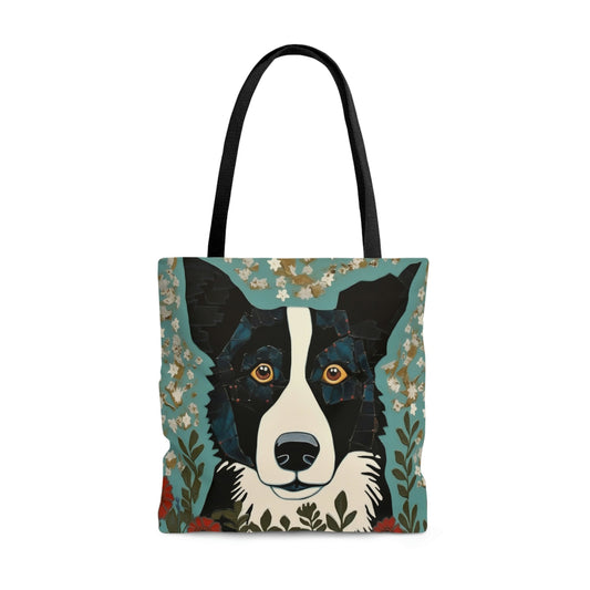 Border Collie Tote Bag - Cute Cottagecore Totebag Makes the Perfect Gift