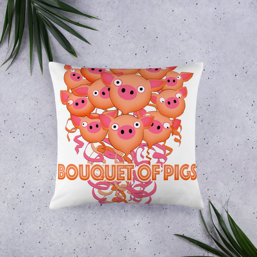 Bouquet of Pigs Pillow