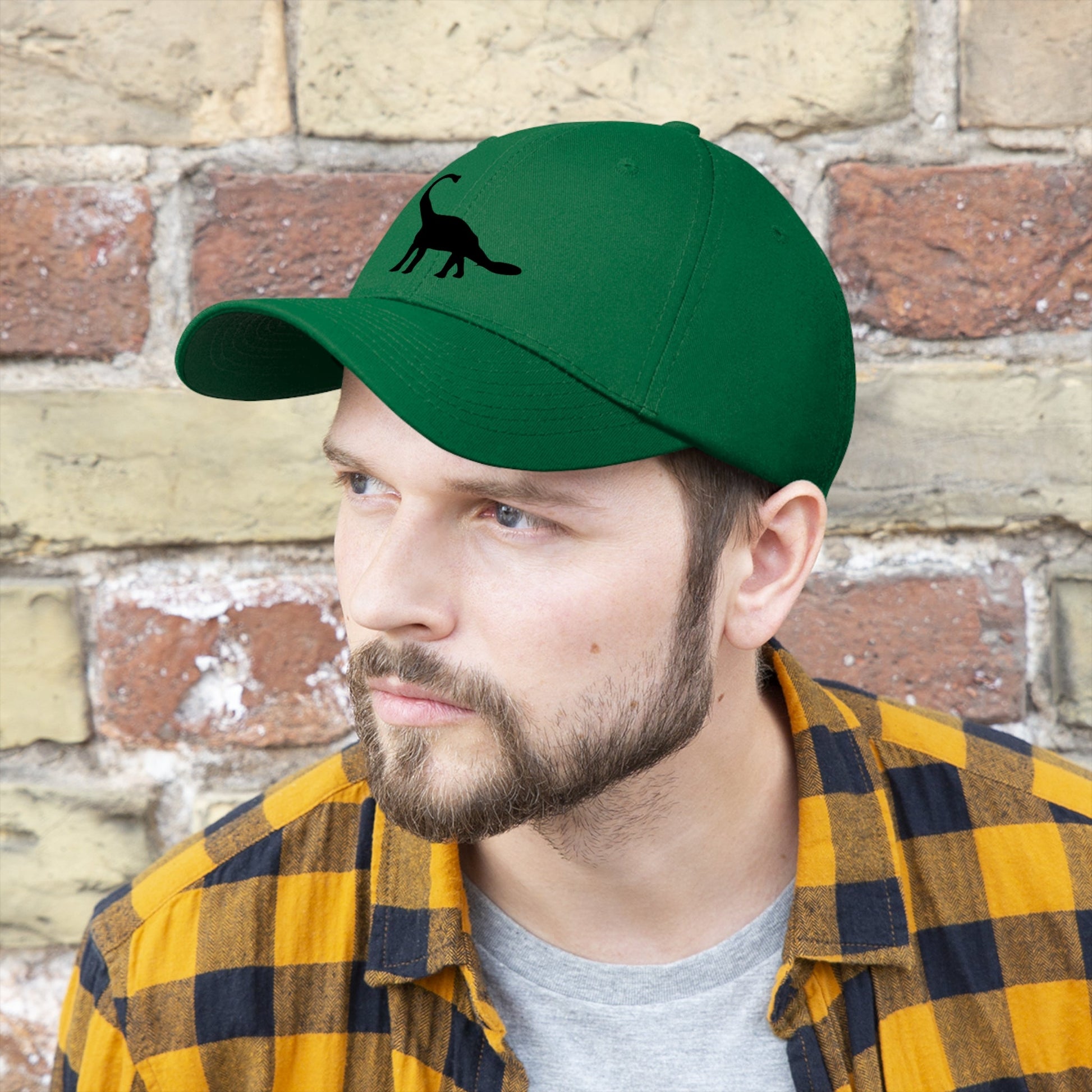 Brachiosaurus Unisex Twill Hat | Paleontologist Gift for Dinosaur Lovers