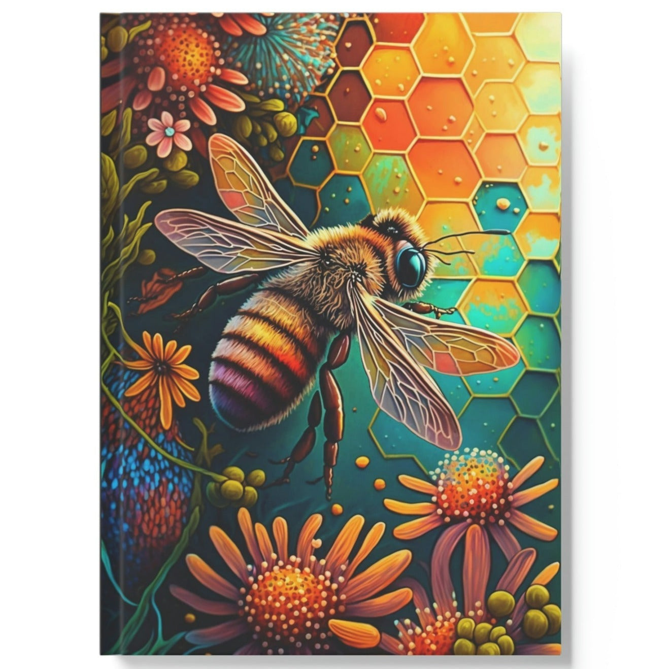 Bright Bee Hard Backed Journal