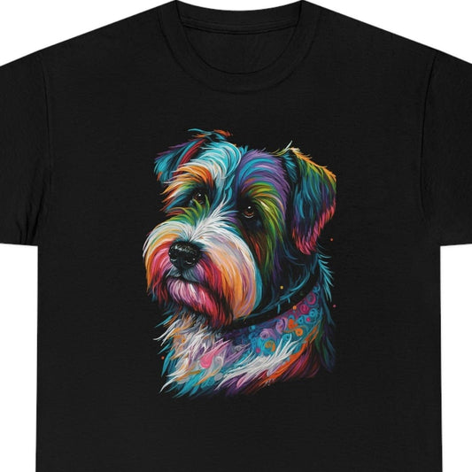 Bright Biewer Terrier Heavy Cotton T-Shirt