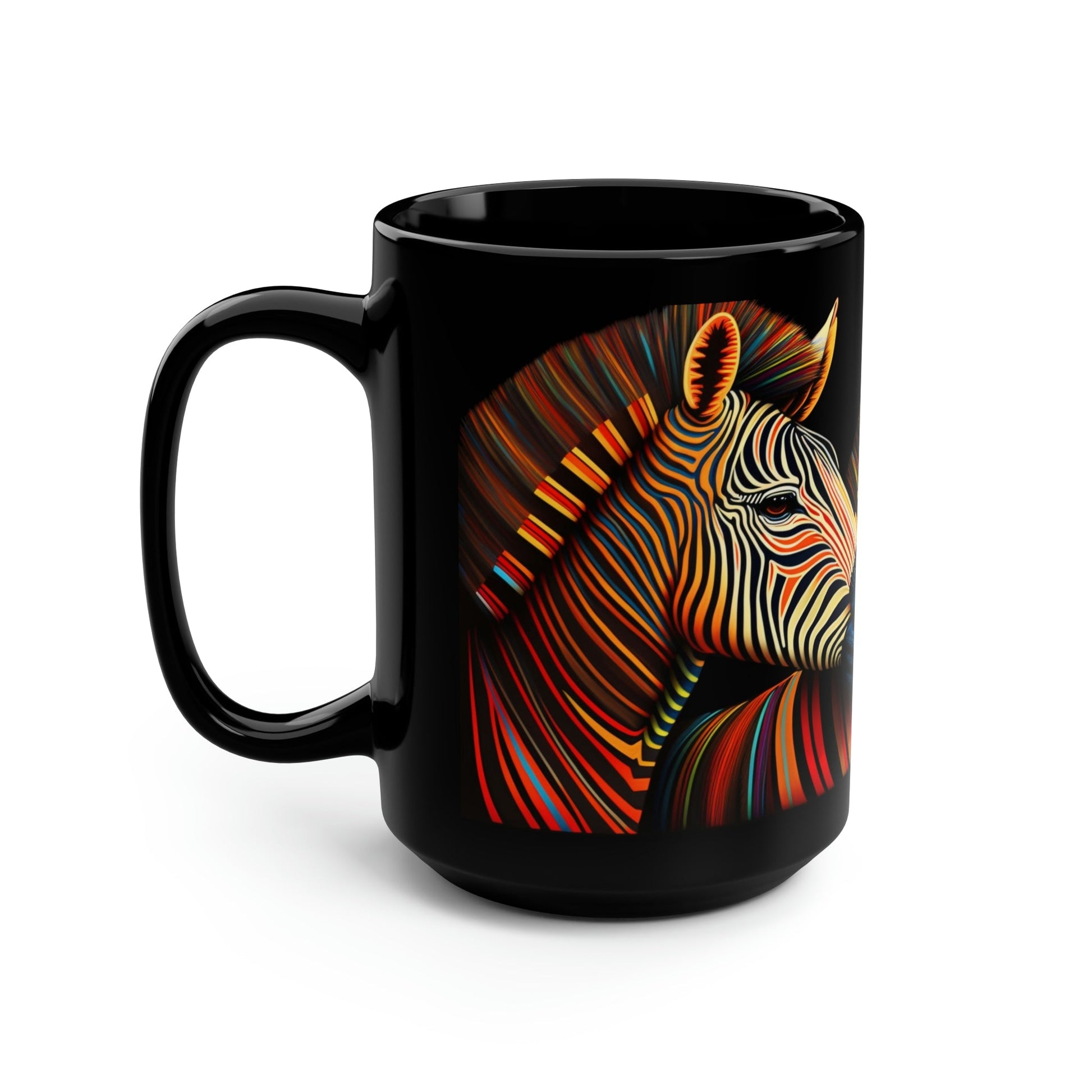 Bright Zebra Pair - 15 oz Coffee Mug - Zebra Mug, Zebra Coffee Mug, Zebra Gift, Zebra Gifts, Zebra Coffee Mug, Zebra Lover Gift, Zebra Lover Gifts, Safari Gift