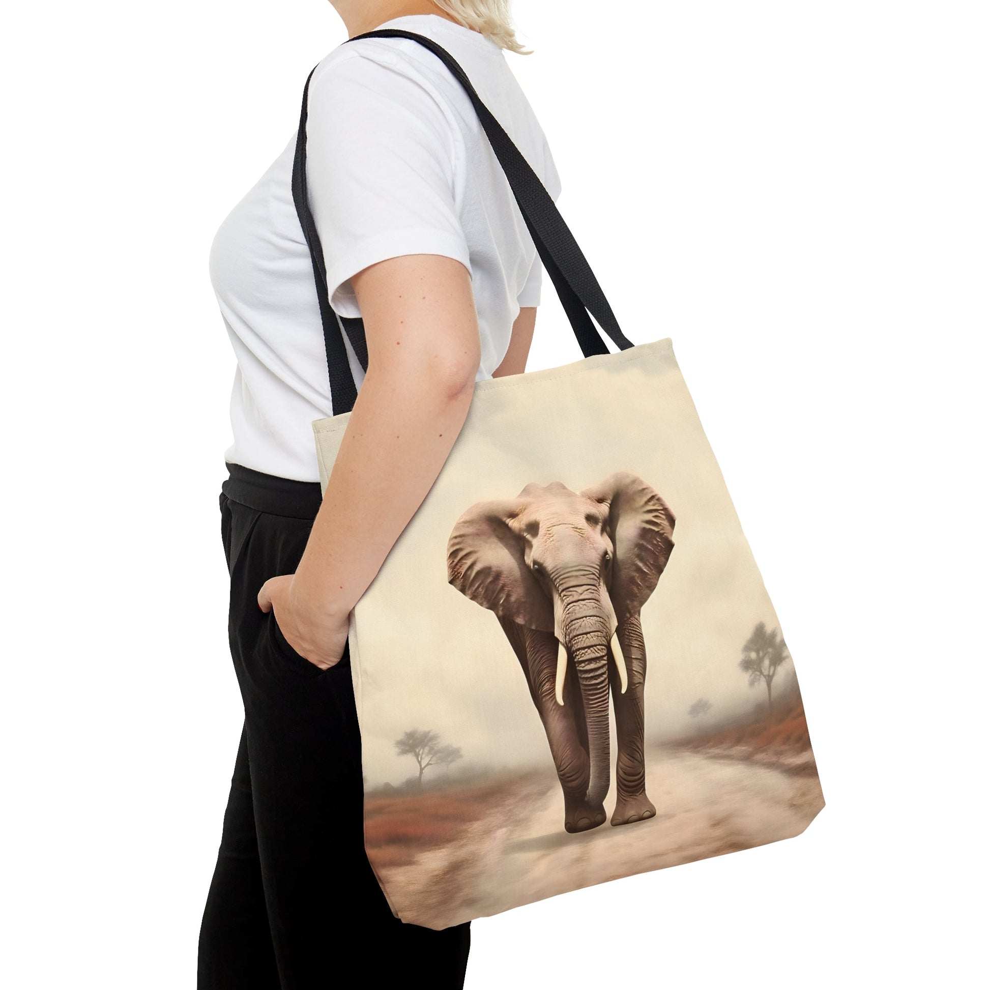 Bull Elephant Tote Bag