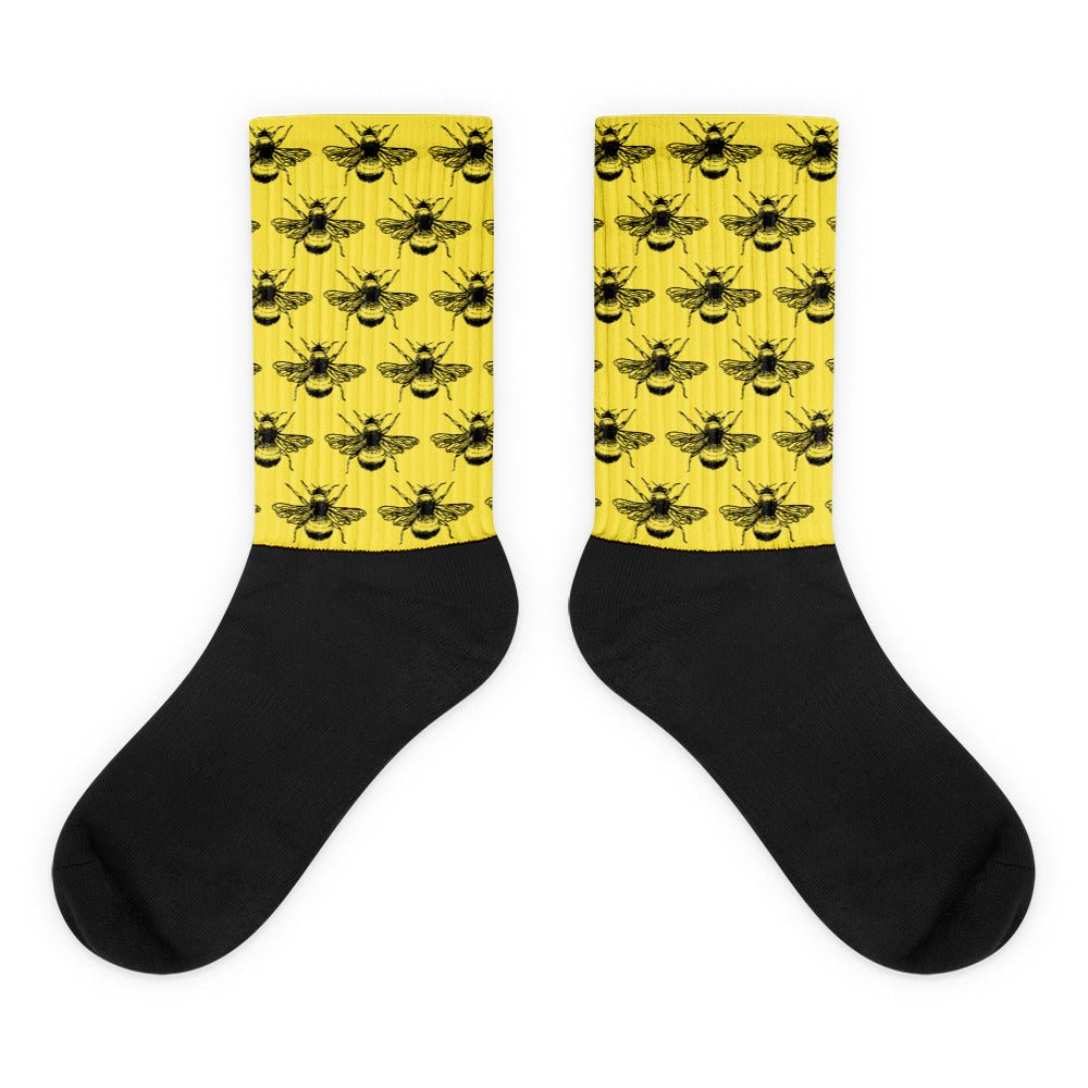 Bumblebee Socks Bzzz Buzz Save the bees Environment Climate Change Cause Care Help Gift
