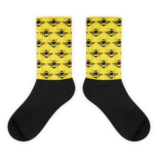Bumblebee Socks Bzzz Buzz Save the bees Environment Climate Change Cause Care Help Gift