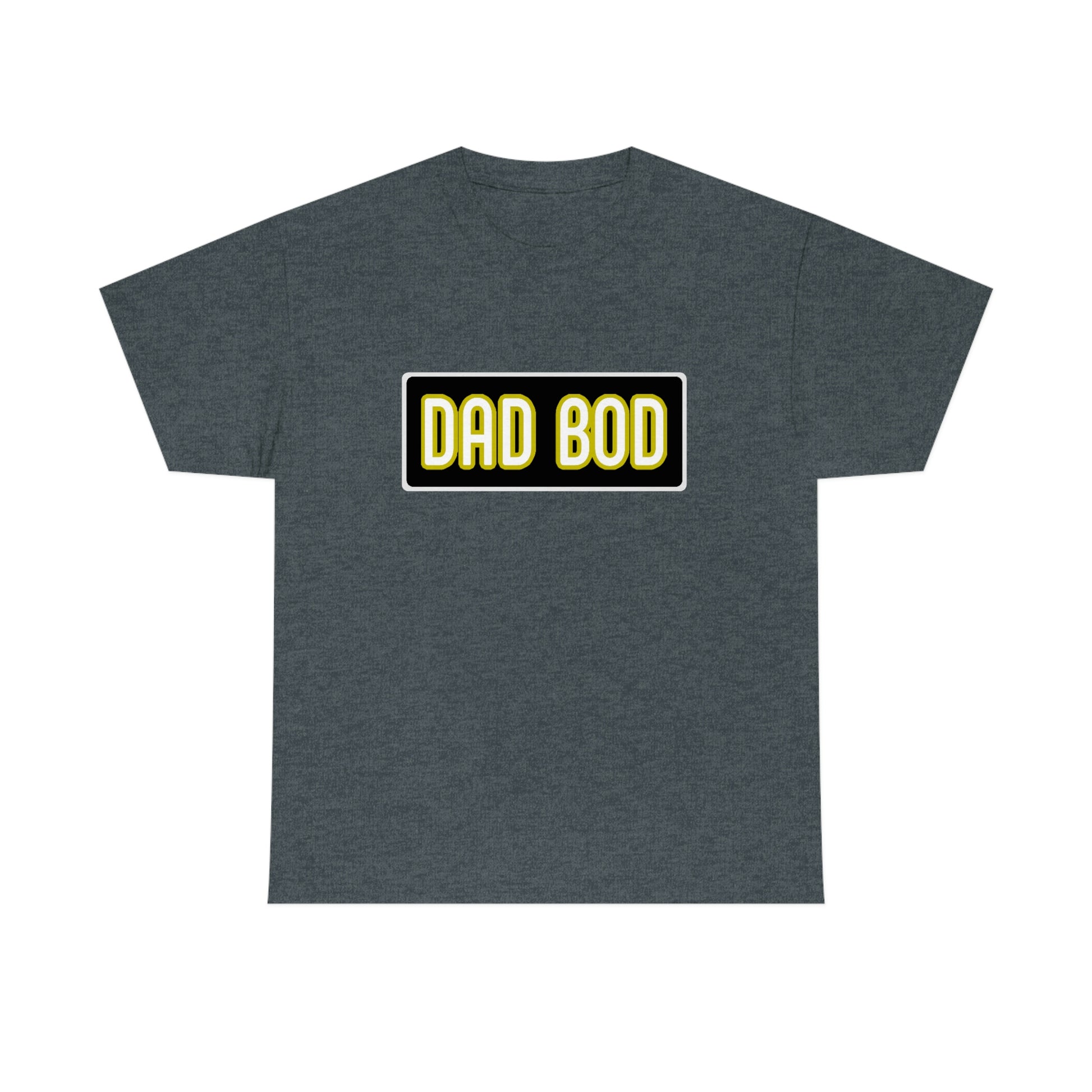 Dad Bod Unisex Heavy Cotton Tee Father Daddy Body Joke fun funny Present Gift