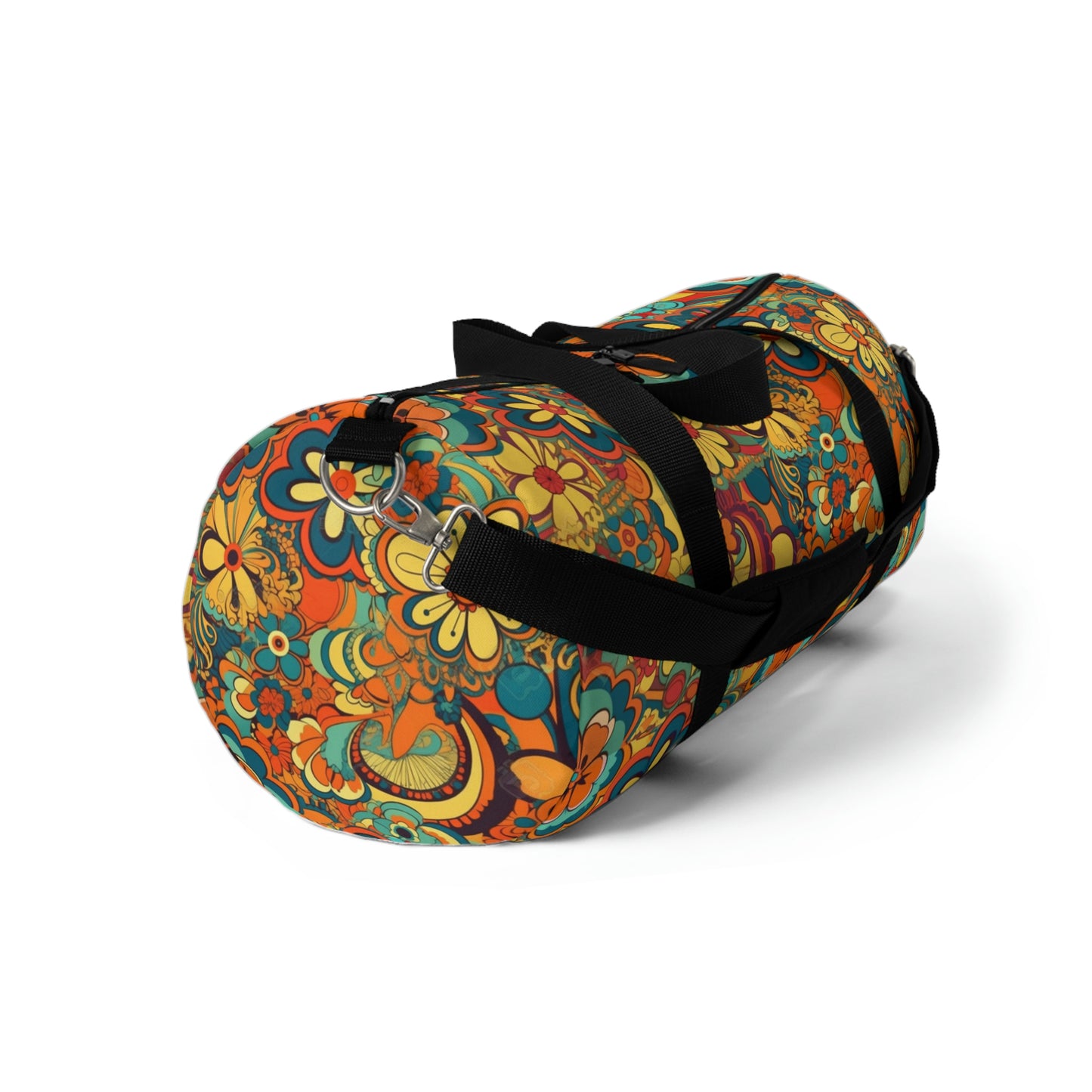 BOHO Floral Duffel Bag - Take a trip back to the 60's with this hippy inspired fairycore duffle