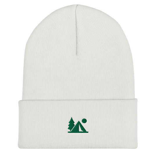 Camping Cuffed Beanie | Perfect gift for the Outdoors, Camping, Hiking & Climbing Enthusiast! | Multiple Hat Colors Available