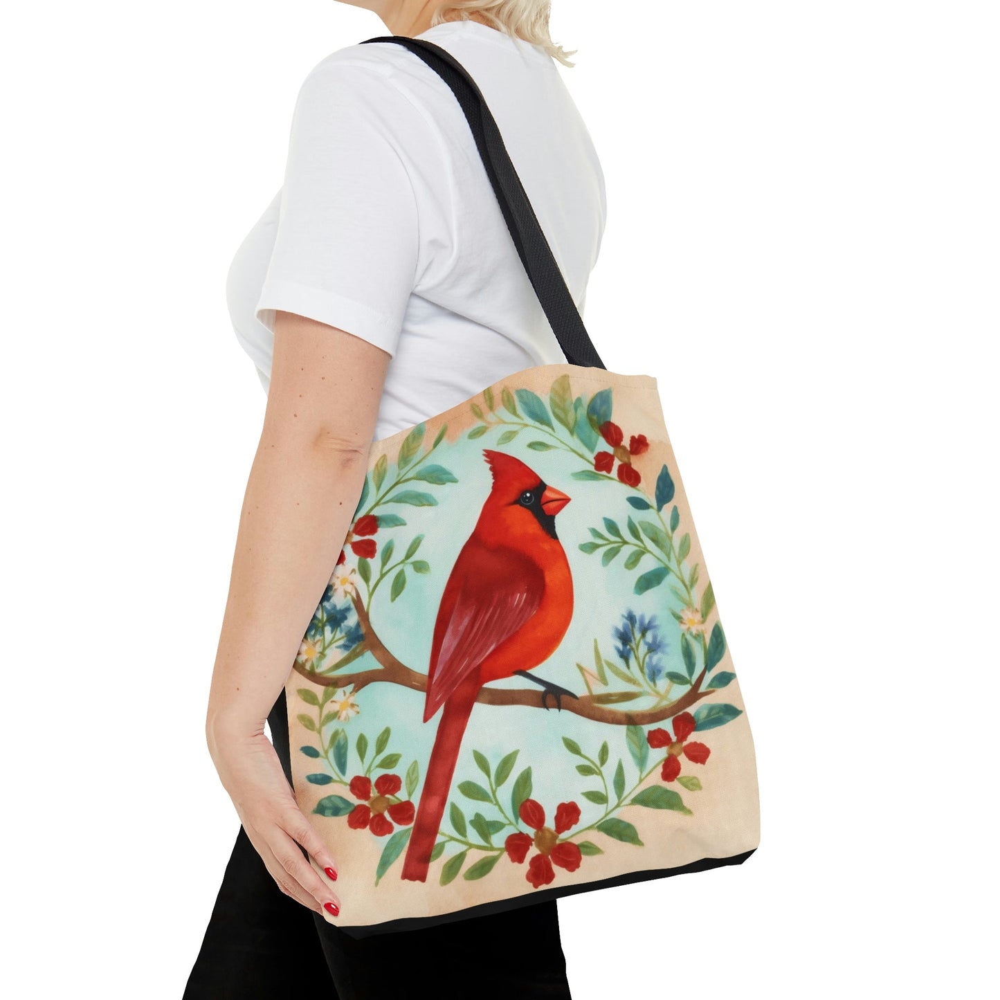 Cardinal Tote Bag - Cute Cottagecore Totebag Makes the Perfect Gift