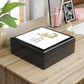 Cats Entertain Gods Keepsake Jewelry Box with Ceramic Tile Cover Beige