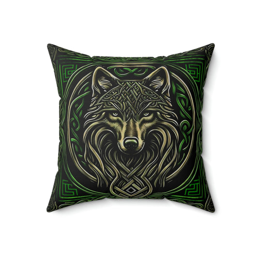 Celtic Knotwork Spun Polyester Square Pillow