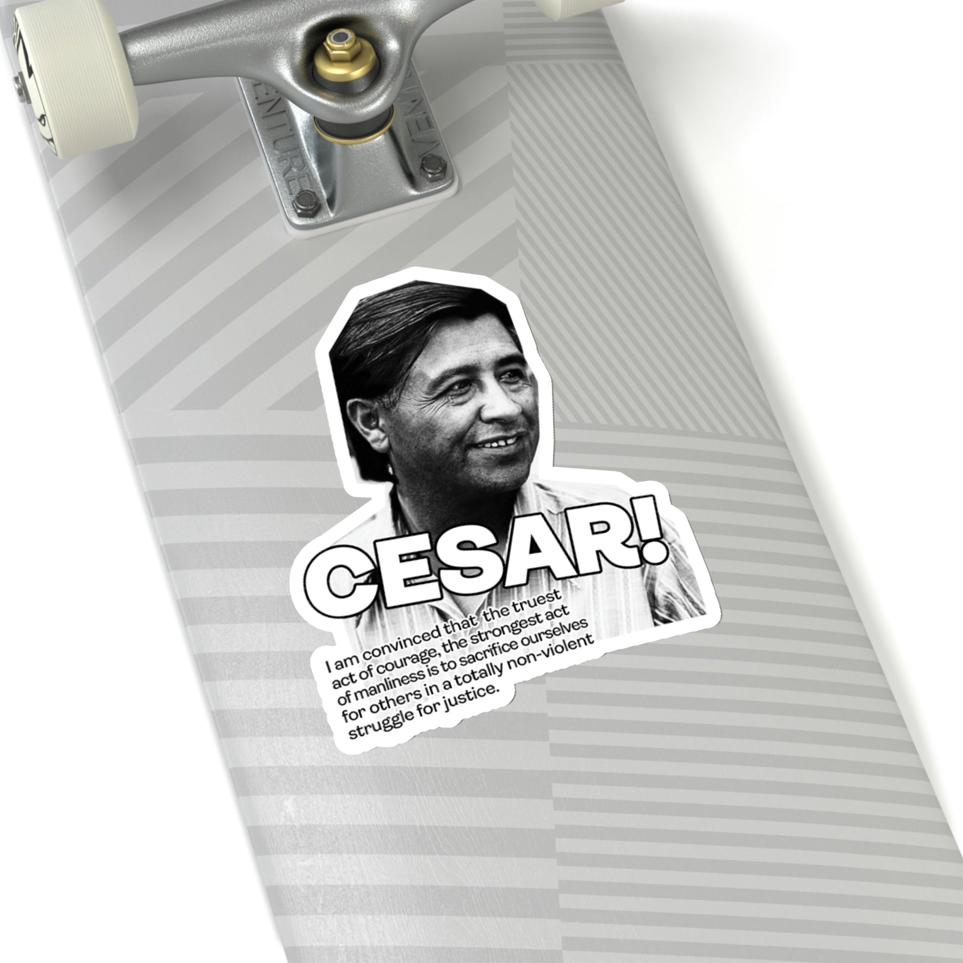 Cesar Chavez Kiss-Cut Sticker Union Hero Patriot Martin Luther King Gloria Steinem