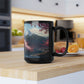 Cherry Blossoms Mountain Scene - 15 oz Coffee Mug