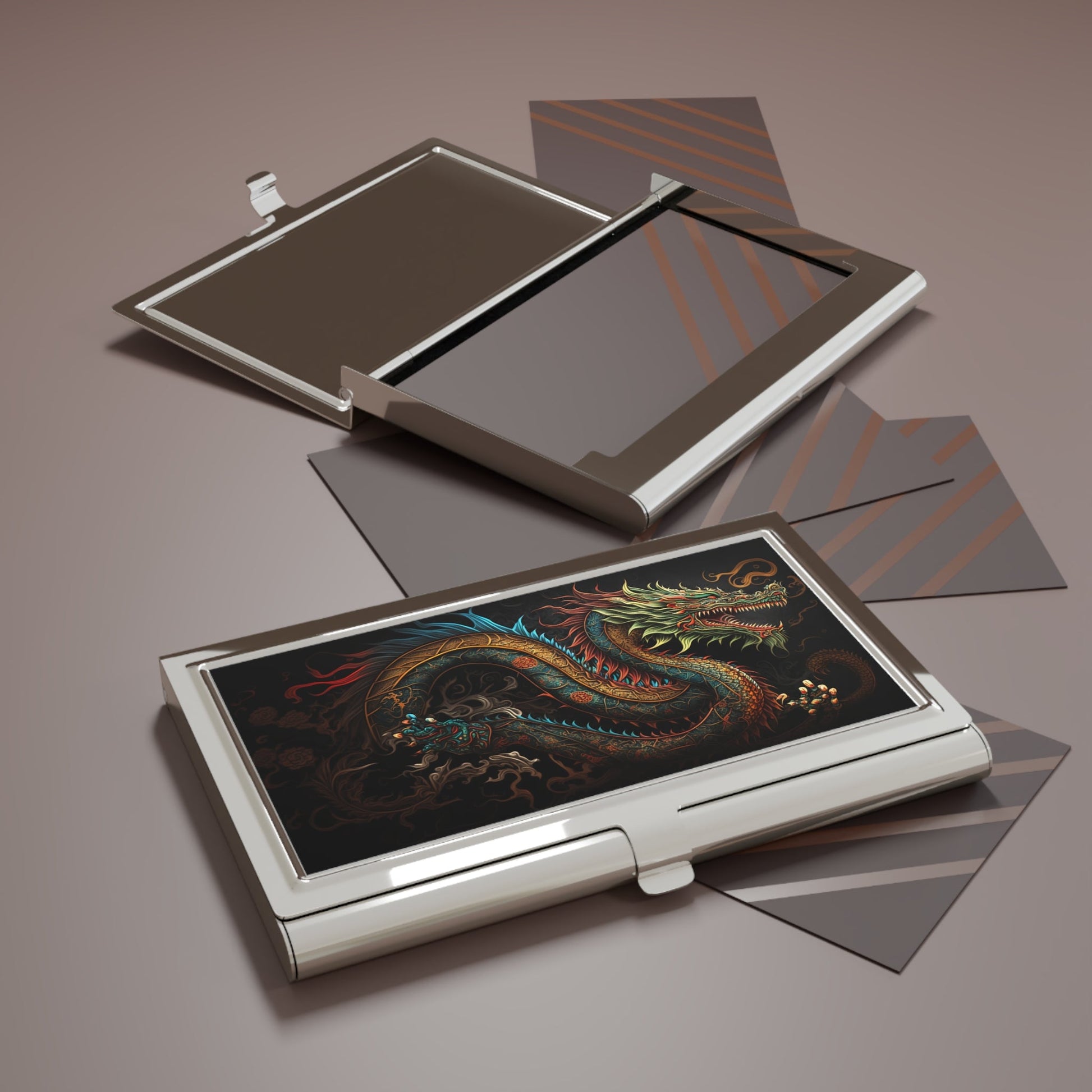 Chinese Dragon Business Card Holder