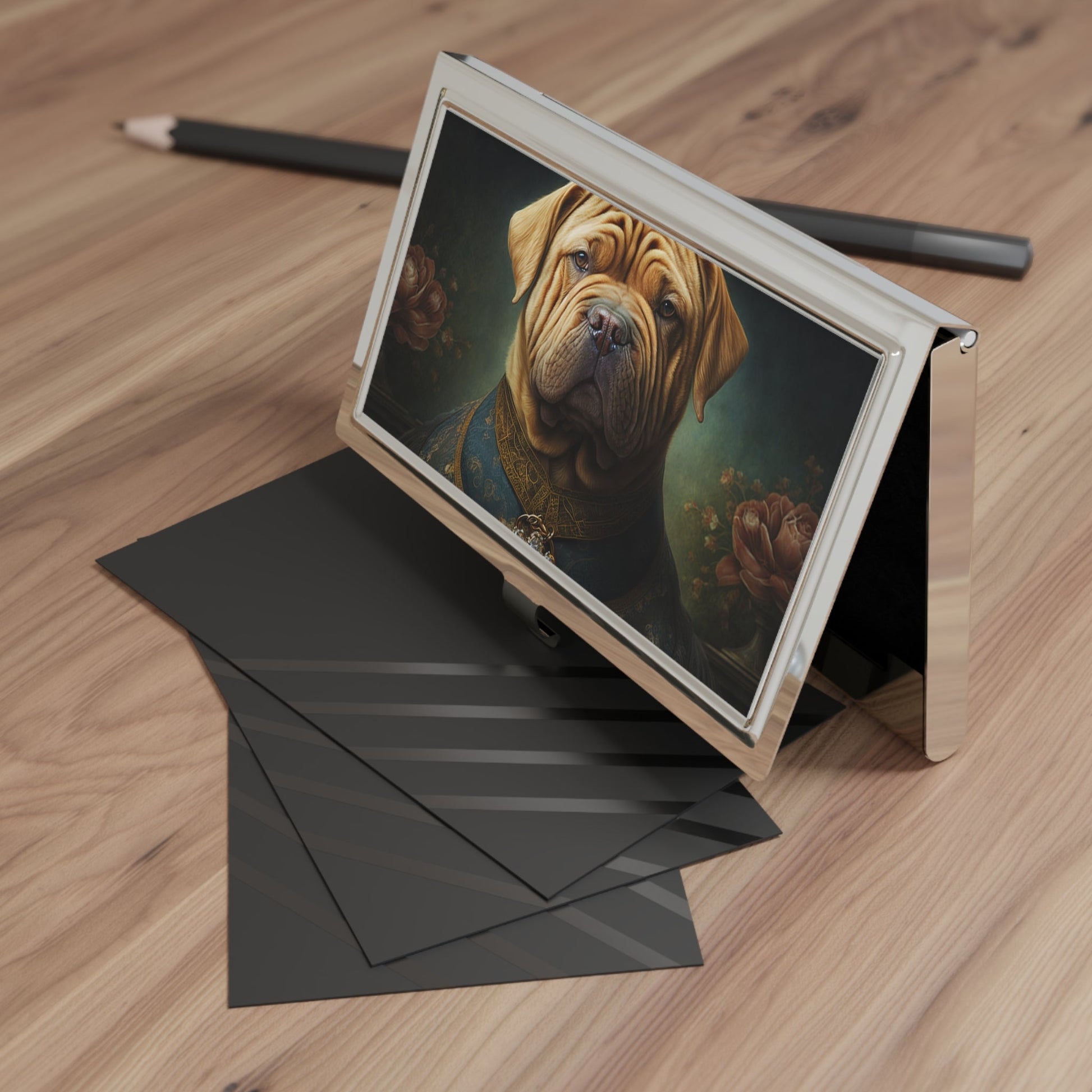 Chinese Shar-Pei Business Card Holder