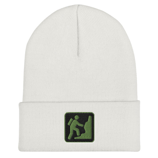 Climber Cuffed Beanie | Perfect gift for the Outdoors, Camping, Hiking & Climbing Enthusiast! | Multiple Hat Colors Available