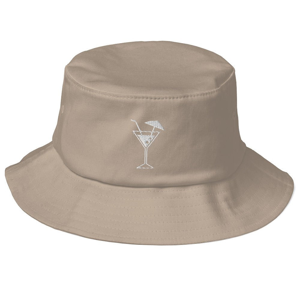 Cocktail Party Old School Bucket Hat for the Fun Loving Hipster