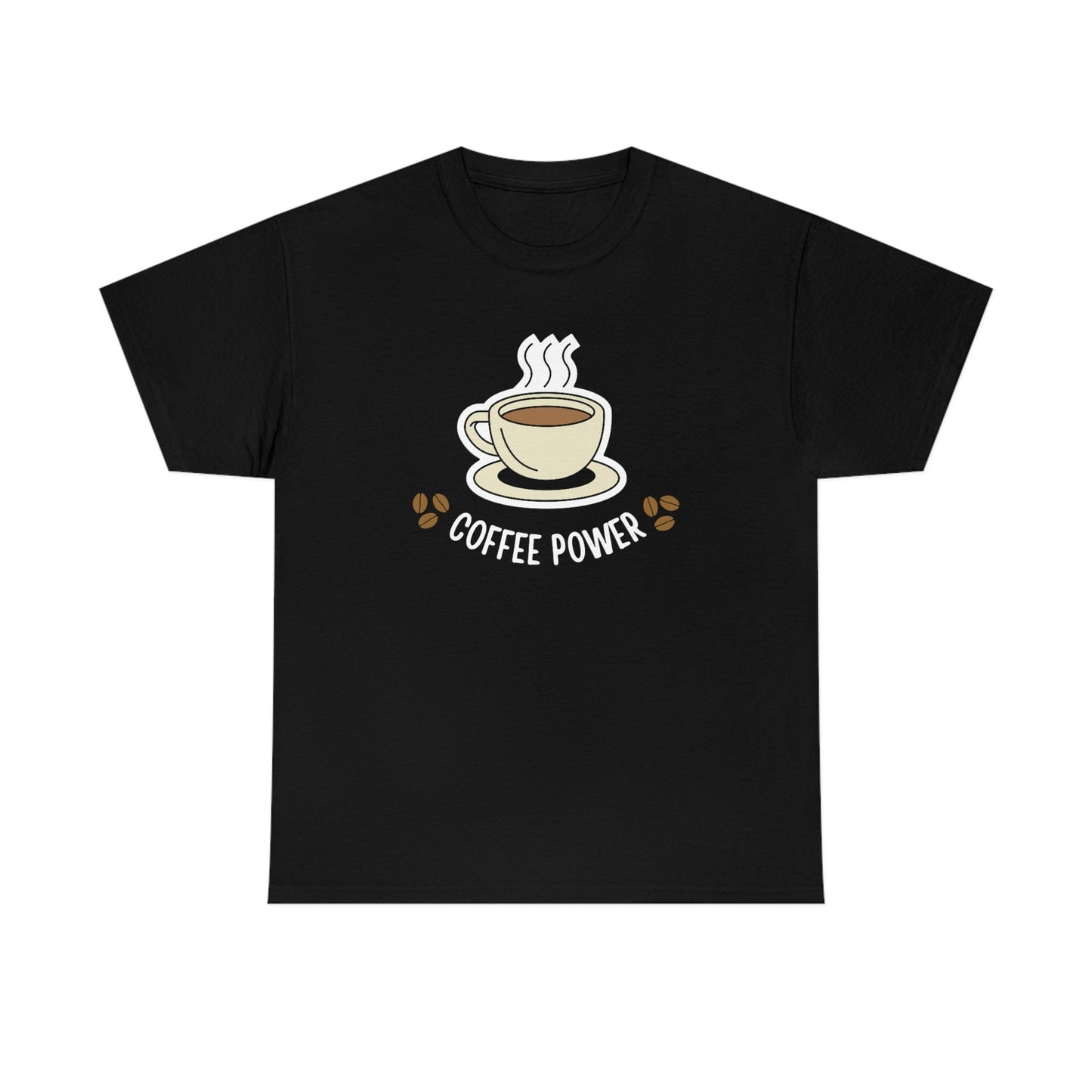 Coffee Power Heavy Cotton Tee