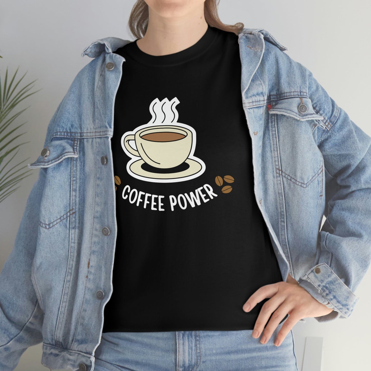 Coffee Power Heavy Cotton Tee