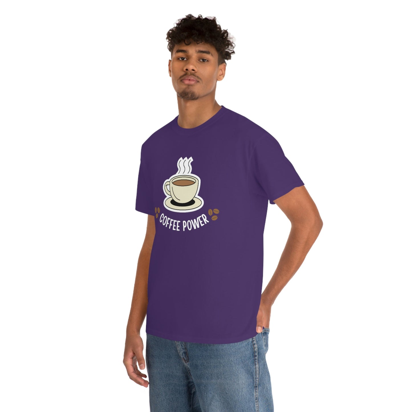 Coffee Power Heavy Cotton Tee