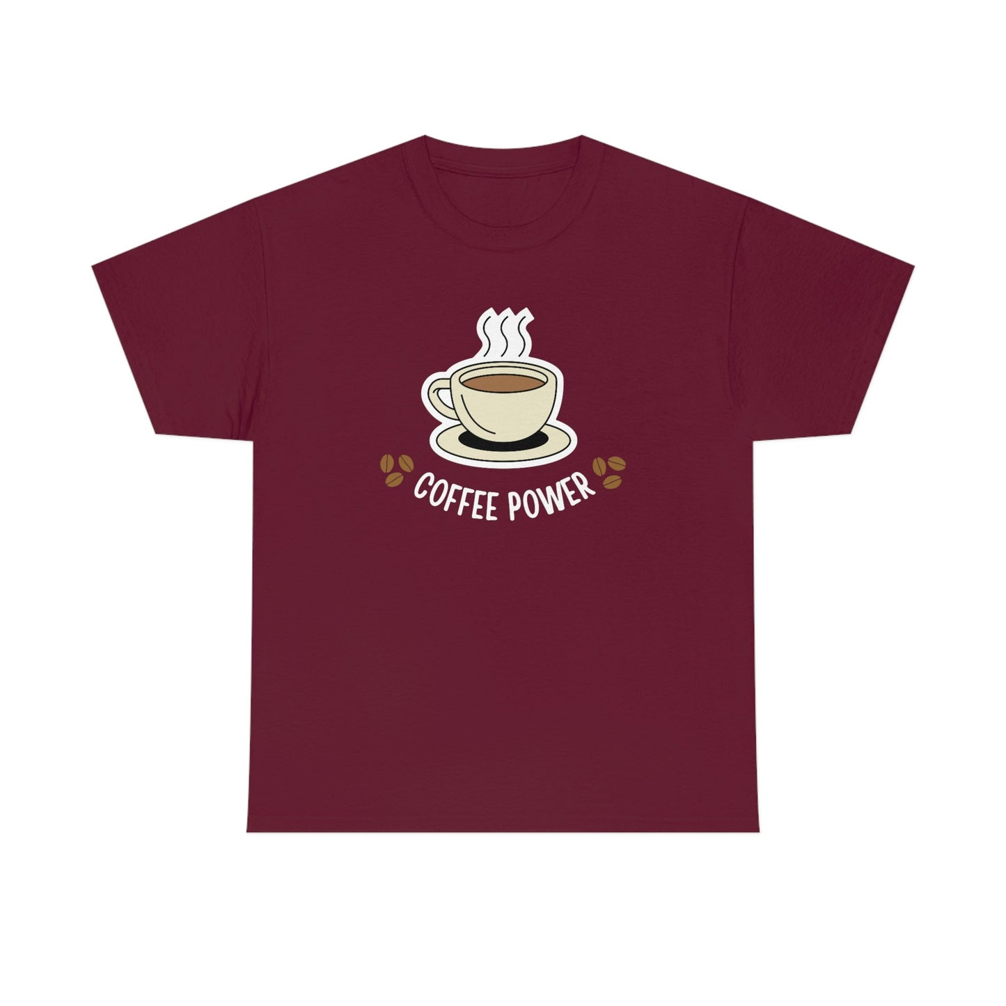 Coffee Power Heavy Cotton Tee