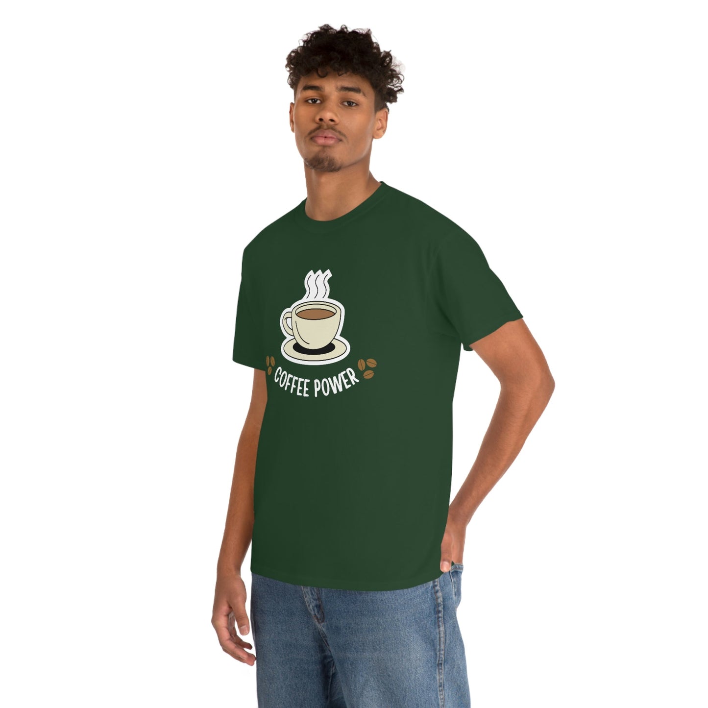 Coffee Power Heavy Cotton Tee