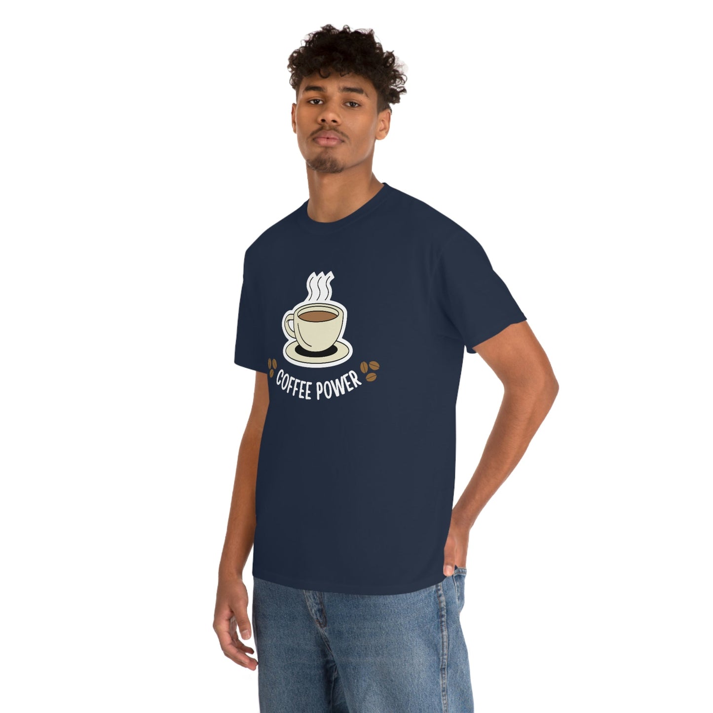 Coffee Power Heavy Cotton Tee