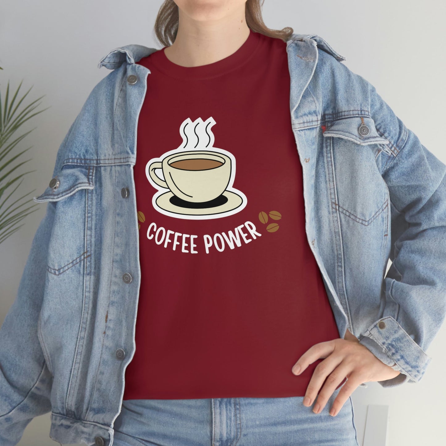 Coffee Power Heavy Cotton Tee