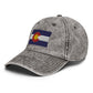 Colorado Flag Vintage Cotton Twill Cap