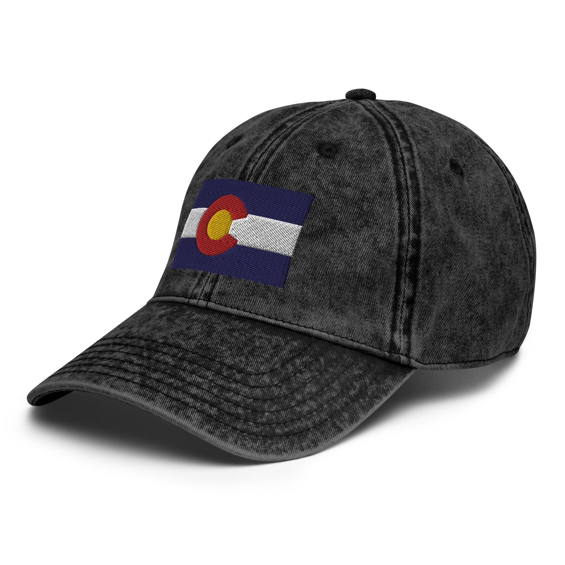 Colorado Flag Vintage Cotton Twill Cap