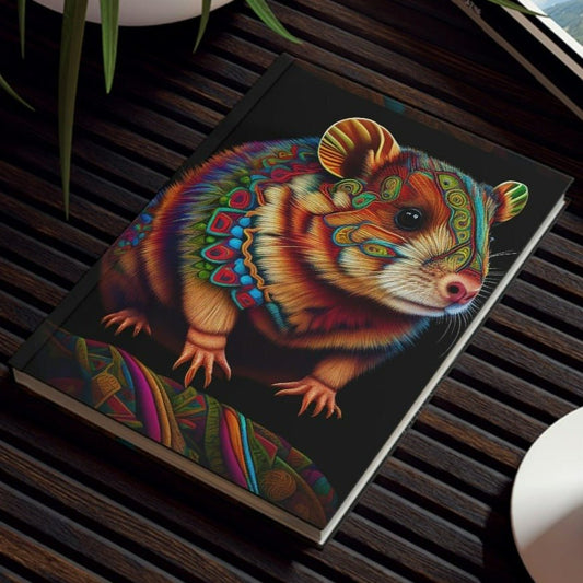 Colorful Hamster Hard Backed Journal