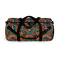 Cottagecore Floral Duffel Bag - Take a trip back to the 60's with this hippy inspired fairycore duffle