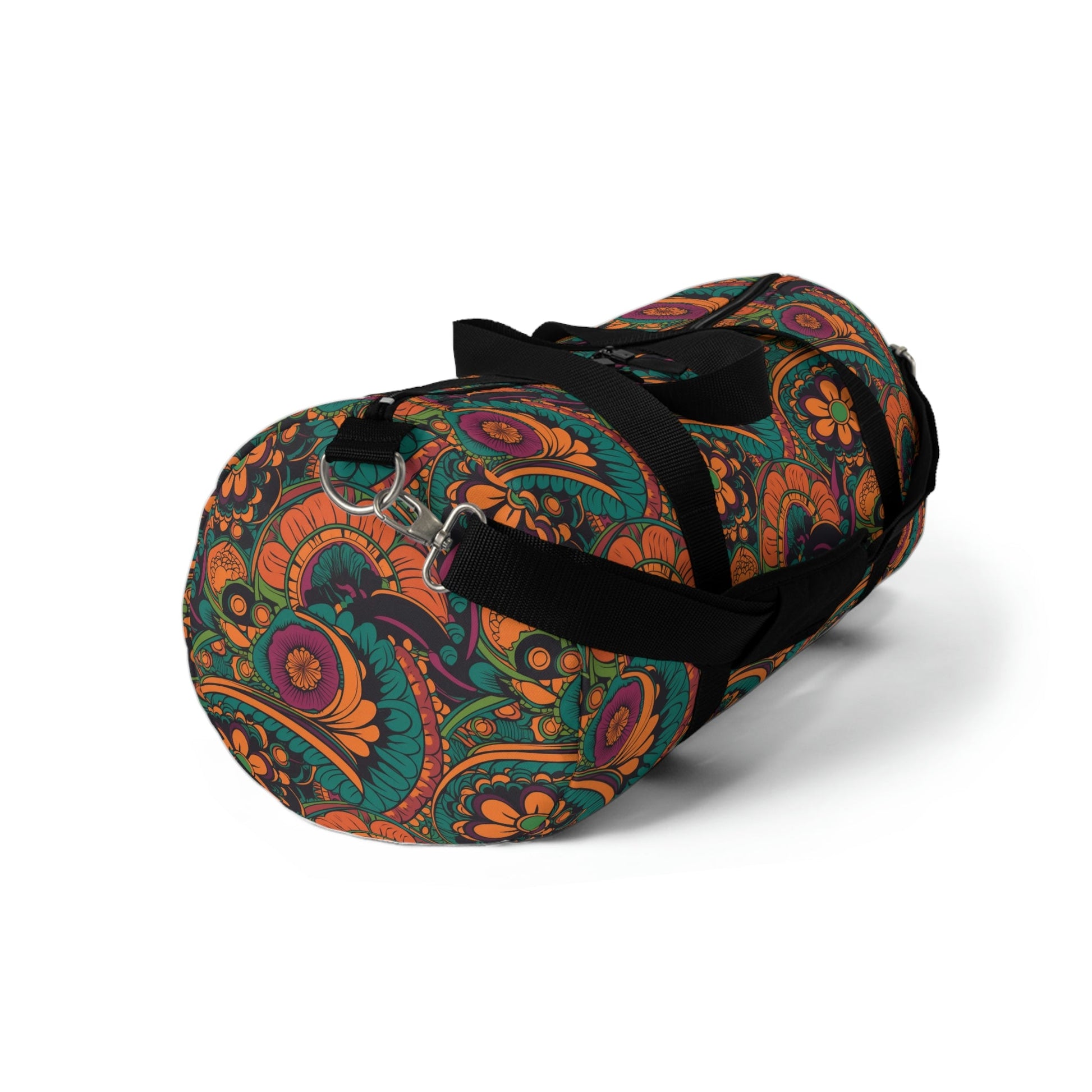 Cottagecore Floral Duffel Bag - Take a trip back to the 60's with this hippy inspired fairycore duffle