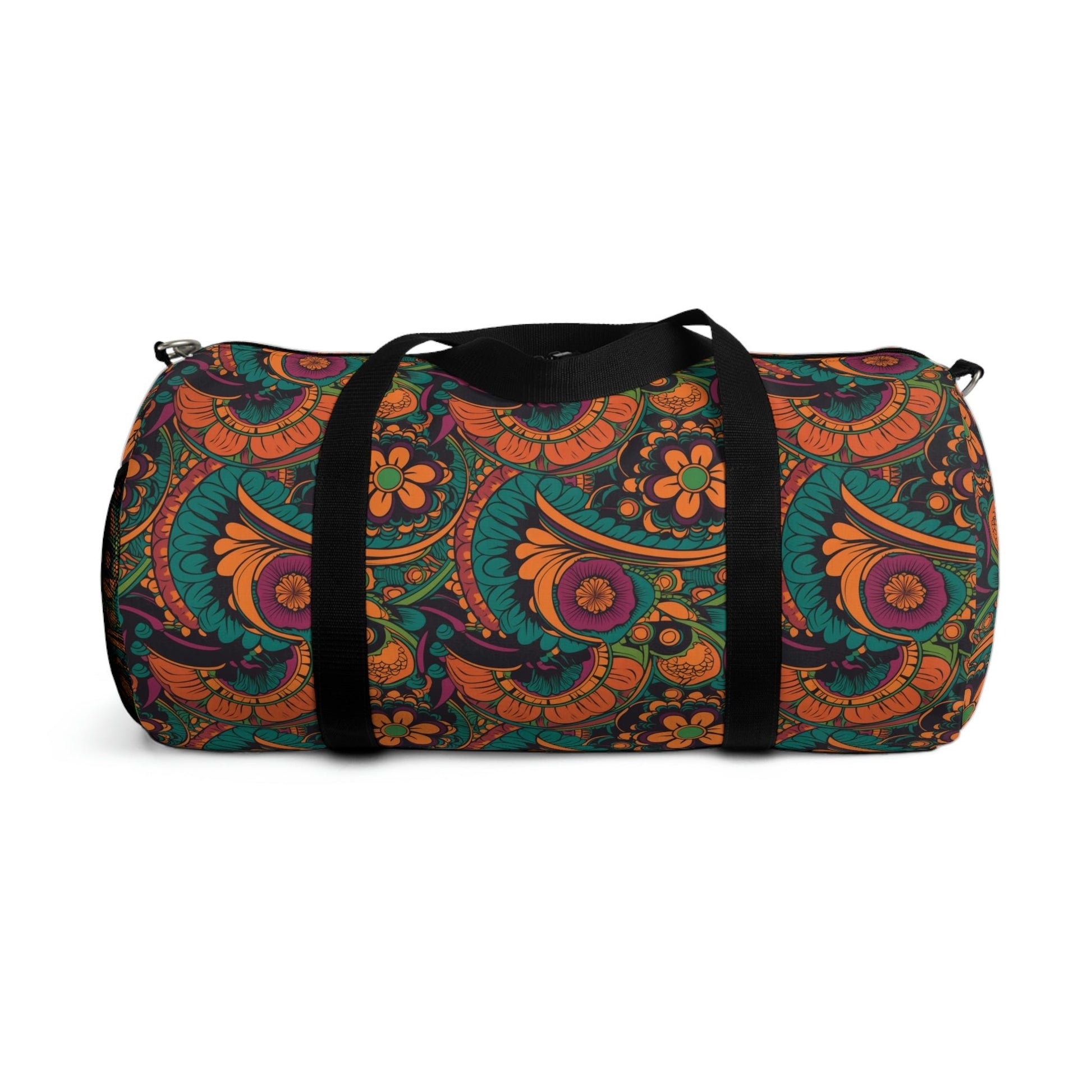 Cottagecore Floral Duffel Bag - Take a trip back to the 60's with this hippy inspired fairycore duffle