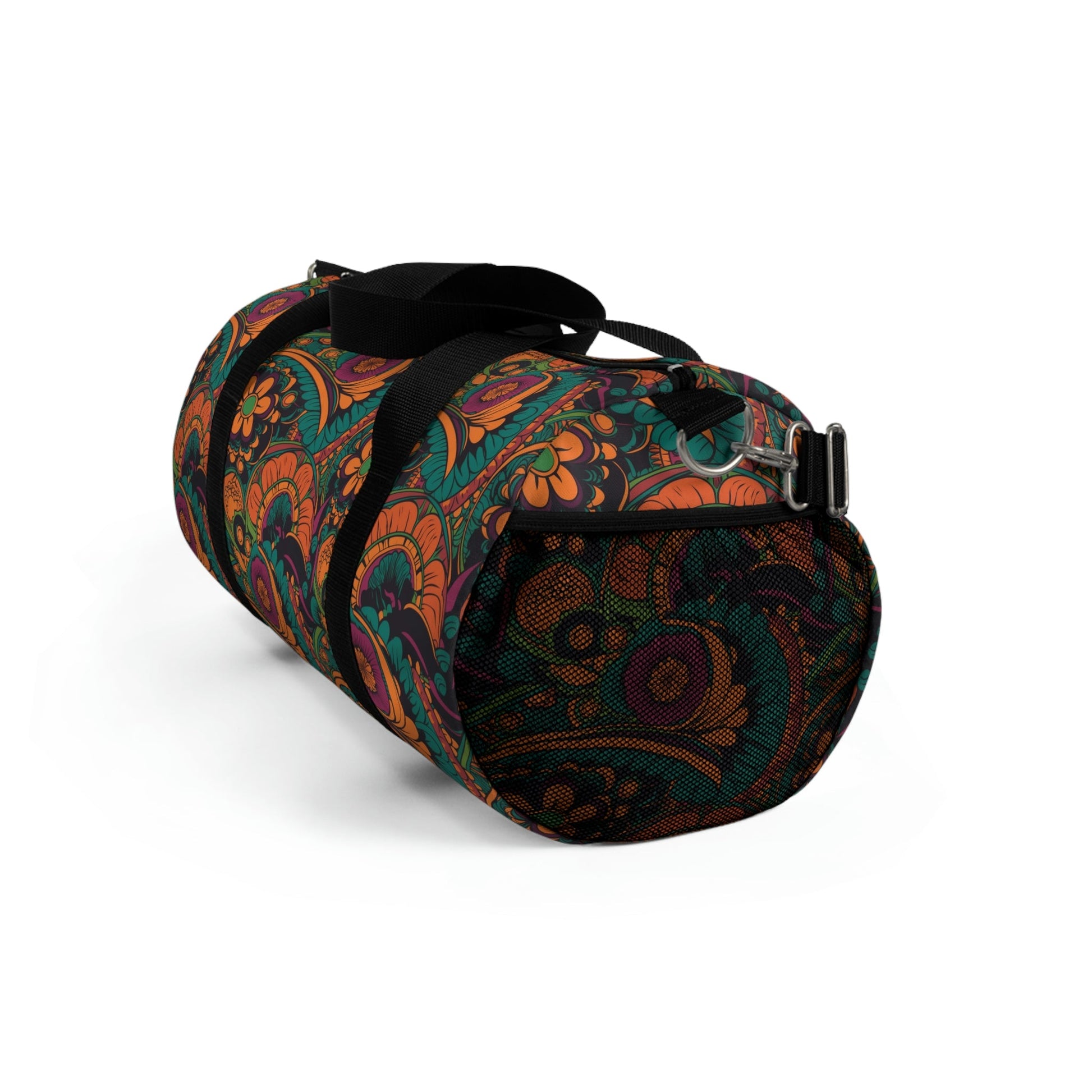 Cottagecore Floral Duffel Bag - Take a trip back to the 60's with this hippy inspired fairycore duffle