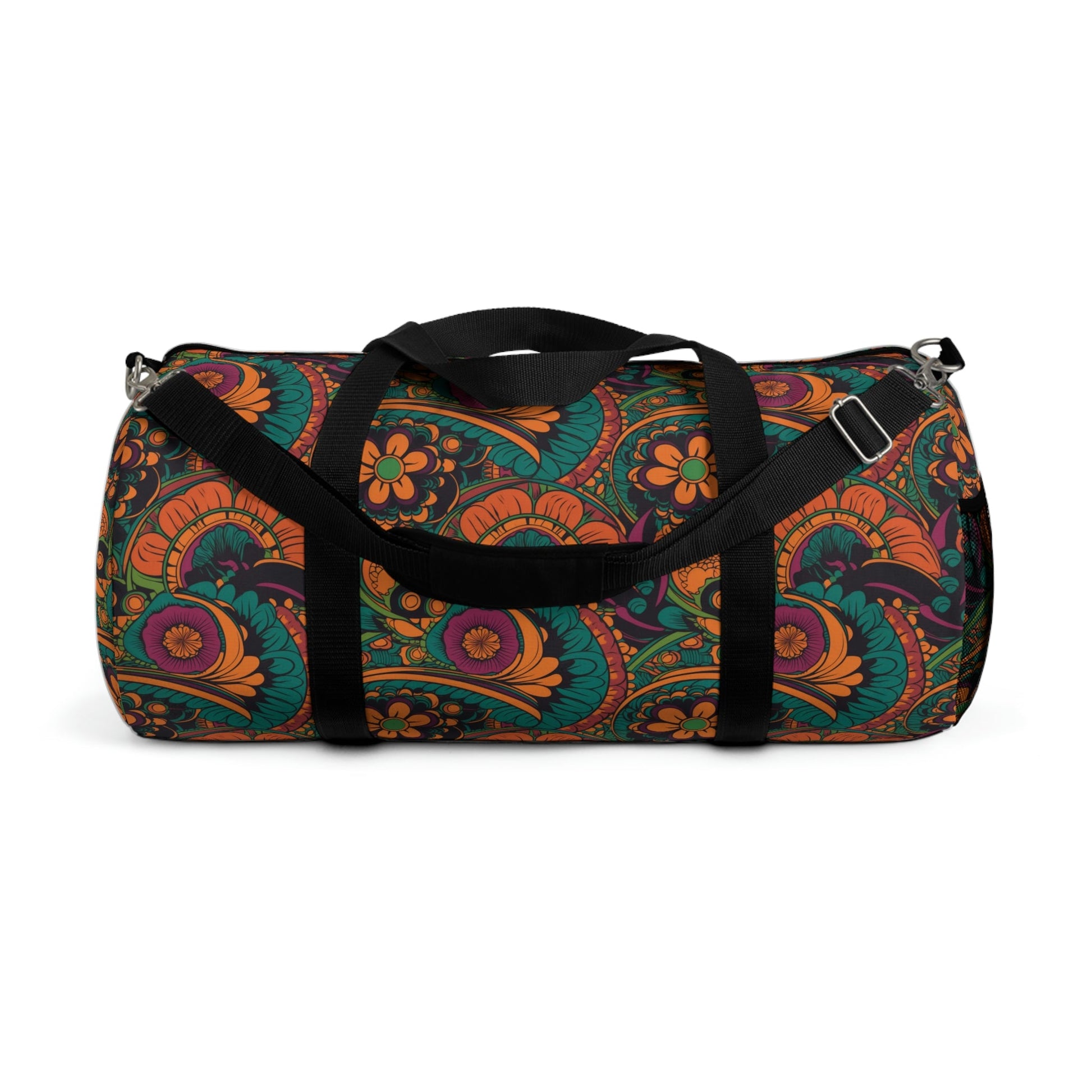 Cottagecore Floral Duffel Bag - Take a trip back to the 60's with this hippy inspired fairycore duffle