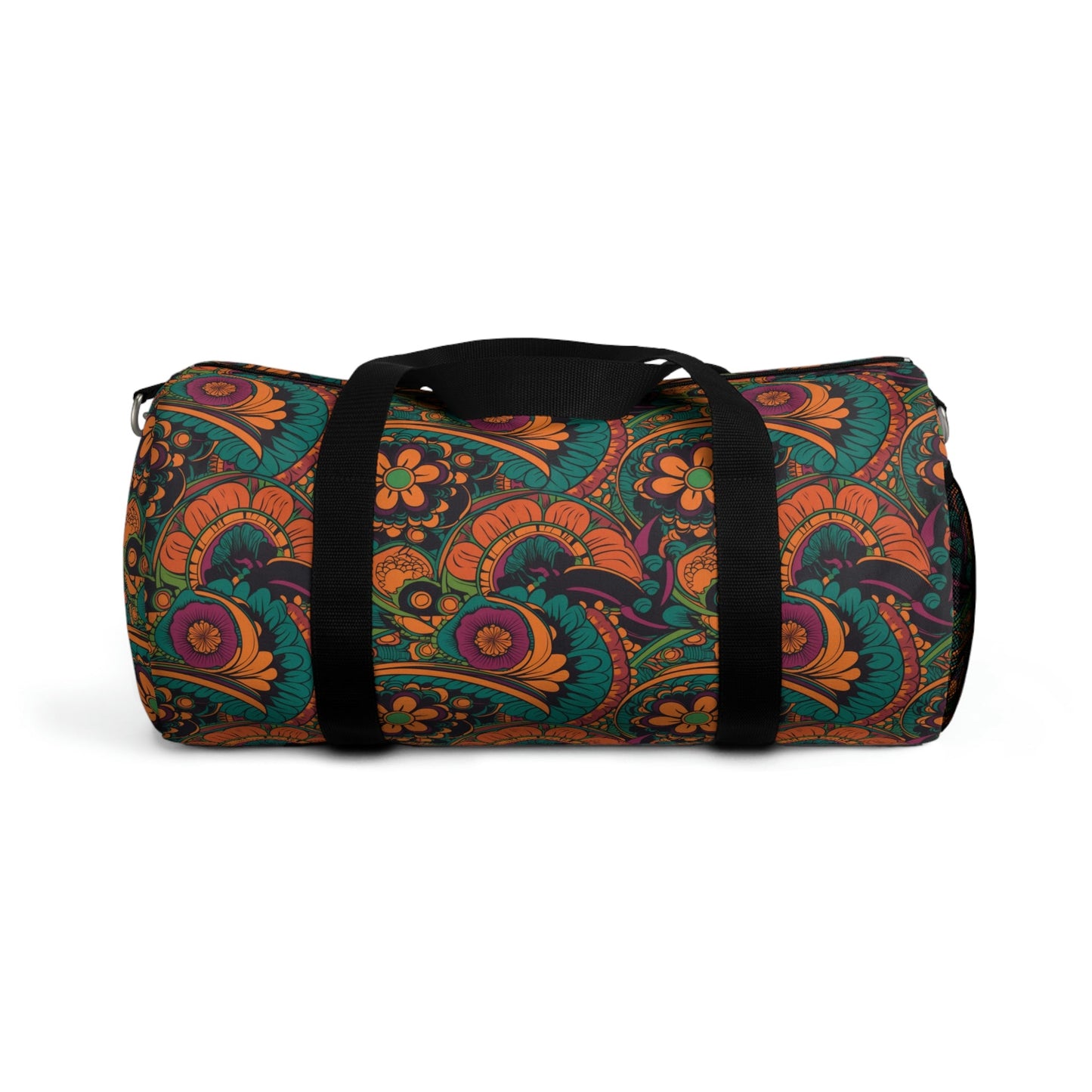 Cottagecore Floral Duffel Bag - Take a trip back to the 60's with this hippy inspired fairycore duffle