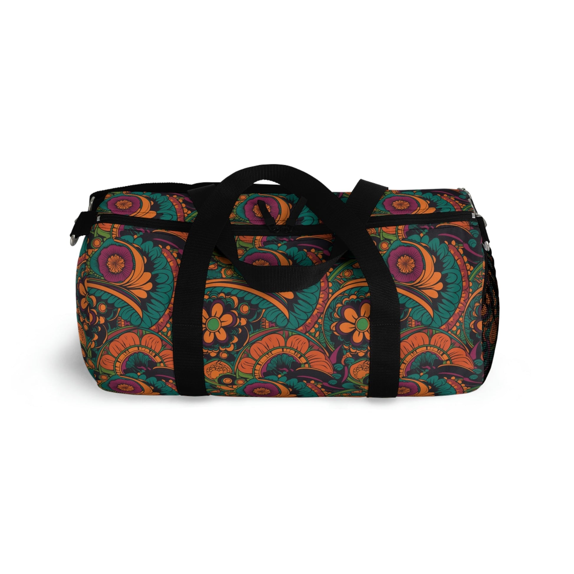 Cottagecore Floral Duffel Bag - Take a trip back to the 60's with this hippy inspired fairycore duffle