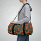 Cottagecore Floral Duffel Bag - Take a trip back to the 60's with this hippy inspired fairycore duffle