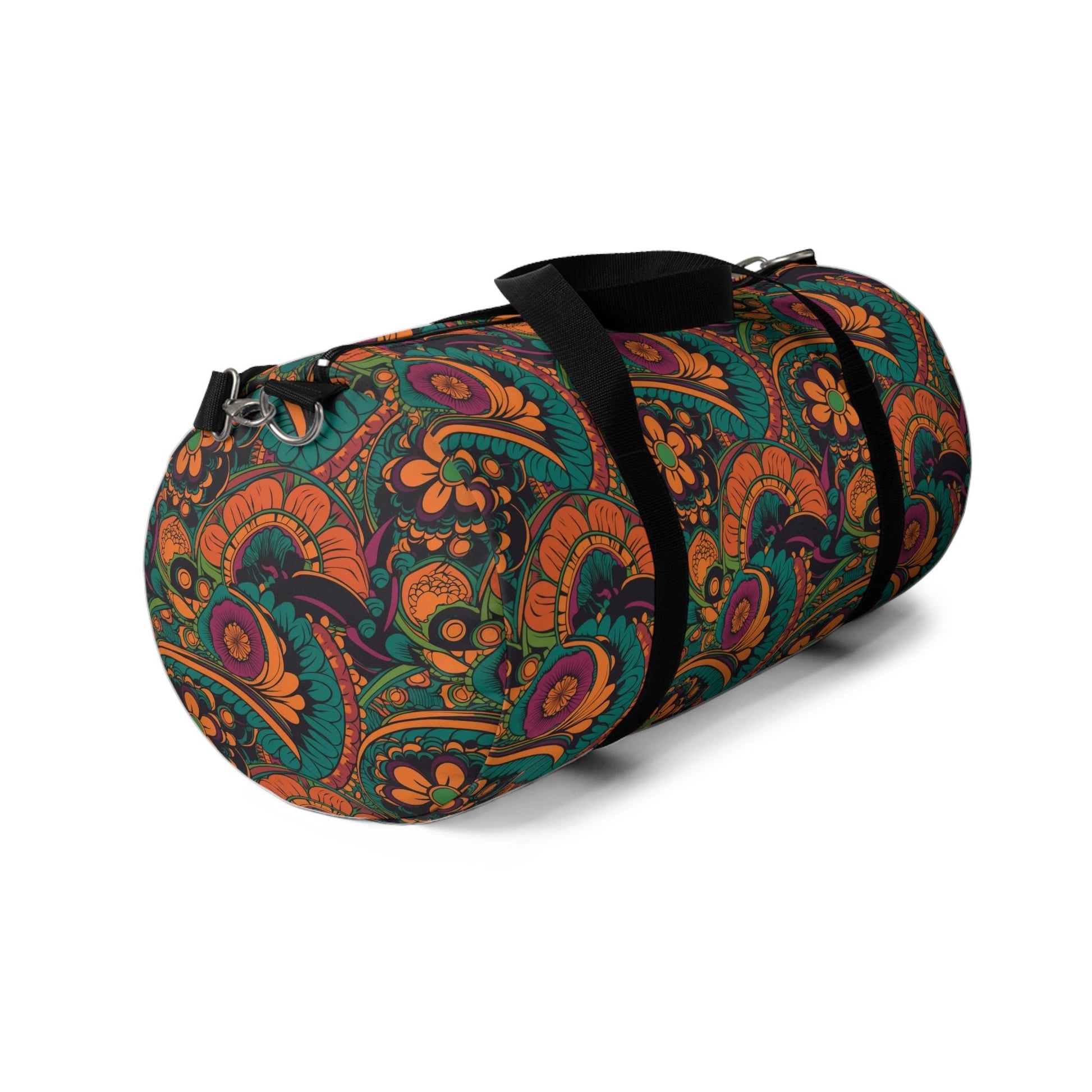 Cottagecore Floral Duffel Bag - Take a trip back to the 60's with this hippy inspired fairycore duffle